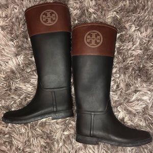 Tory Burch rain boots size 8